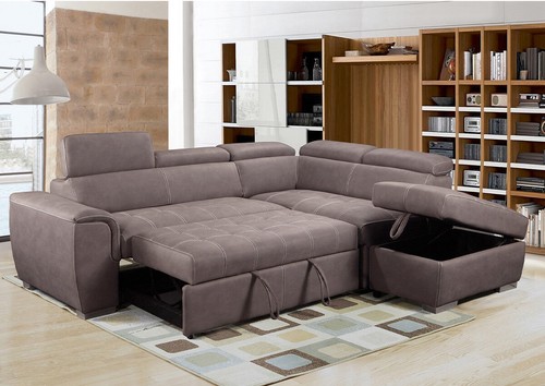 Nevada suede fabric corner - suede,