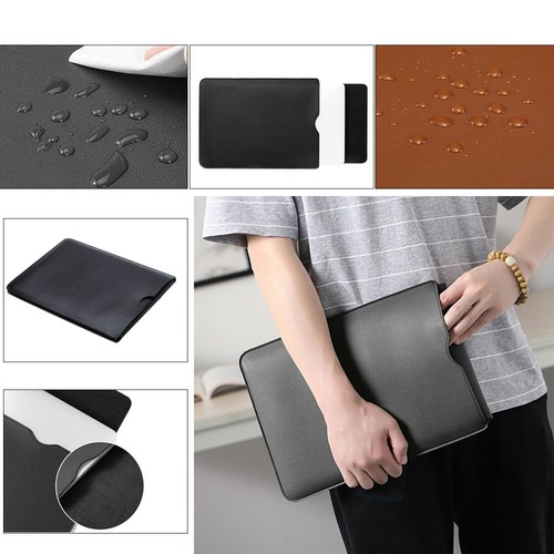 Leather slim laptop - slim, bag