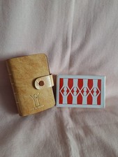 SAVE THE CHILDREN  RARE VINTAGE 1970'S PACK OF SEALED LEATHER CASE PLAYING CARDS