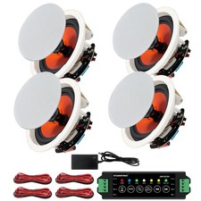 Studiofinix 6.5" 600 Watts Bluetooth Ceiling Speakers Home Recessed RRP £150