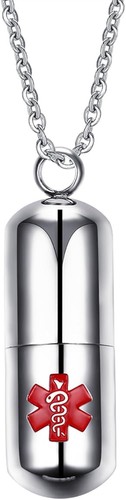 Medical alert necklace - alert,
