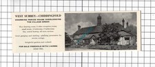 Chiddingfold Surrey - 1967 House Advert