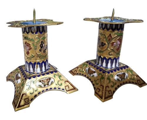 Cloisonné enamel candle - cloisonné,