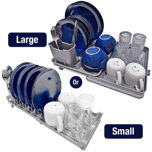 Dish drainer rack adjustable - dish,
