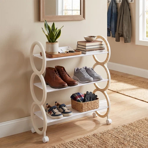Tier narrow shoe rack - tier,