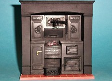 1/12 scale Dolls House,  Built-in kitchen range; now in stock  H&H KRB3F  