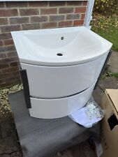 Crosswater | Svelte | Two Drawer Vanity Unit & Basin | White Gloss | Brand New