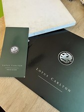 Vauxhall Lotus Carlton Promotional Book Sales Brochure 1990 / early 90s