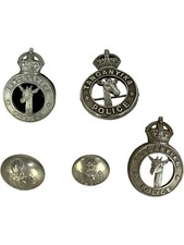 Tanganyika Police Badges and Patches Assortment Collectable Lot