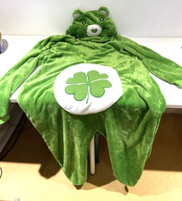 ADULT Medium Care Bear Good Luck Bear Costume Outfit All in One Halloween BJ85