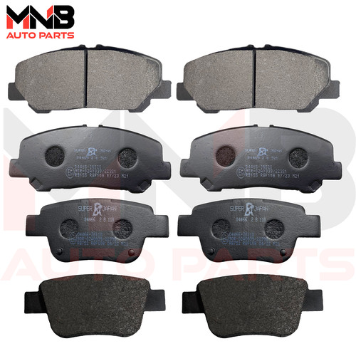 Front rear brake pads - front,