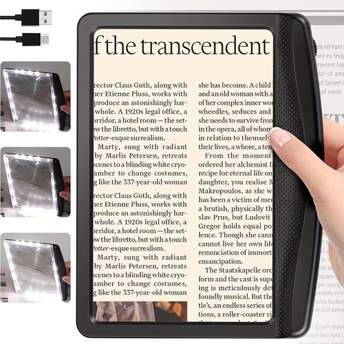 10x rechargeable magnifying - rechargeable,