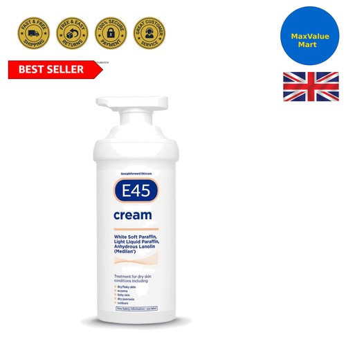 E45 cream pump 500g itch - cream,