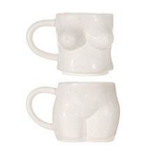 Novelty Coffee Mugs Set of 2 -