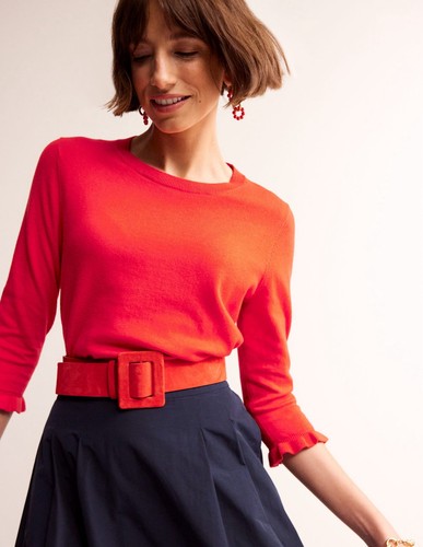 Boden postbox red merino wool - boden,