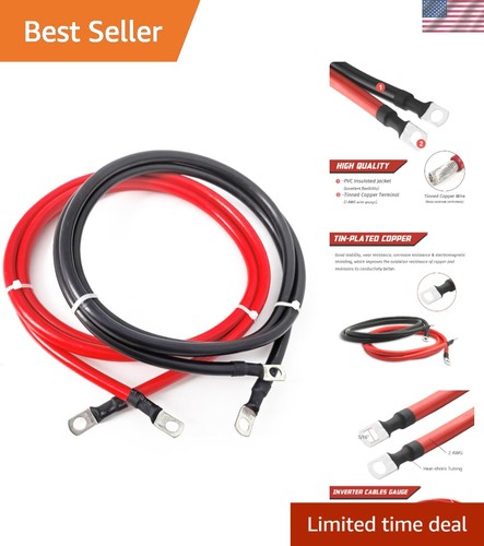 5ft awg inverter cable set - 5ft,