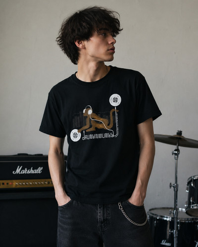 Drunkn munky men black - munky,