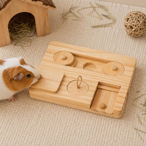 Guinea pig foraging - pig,