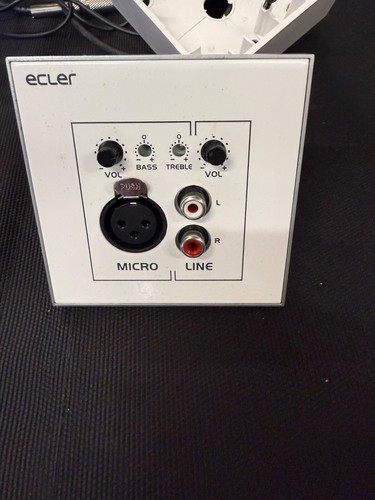 Ecler xlr phono wall - +, socket