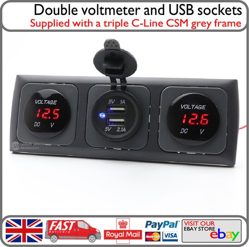 Grey line 12v 24v usb - 12v,