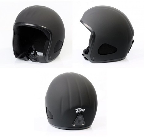Titan helmet matte black - matte, by
