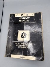 1991 FWD And  AWD Van / Wagon Service Manual. Dodge Chrysler