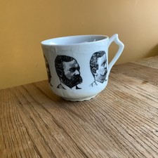 Vintage moustache Cup