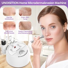 Mini Diamond Microdermabrasion Machine Skin Cleanse Facial Peel Spray Home Spa