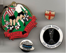 4 Luton Town Vintage badges