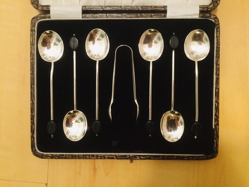Antique hallmark solid - solid, silver