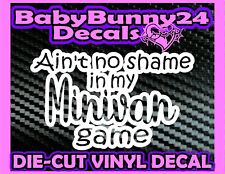 ain't no shame in my Minivan