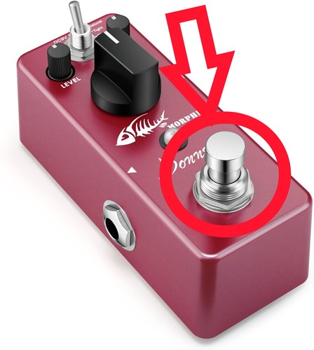 Guitar pedal switch button - pedal, on