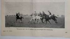 "Polo -- Collegiate and Charity" Sports Yale Outlook 1928 Original 6x9" 2pp