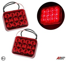 2x Led Rear Trailer Fog Lights