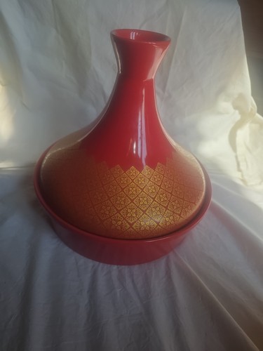 Red tagine ceramic - red,