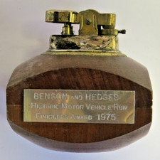 Vintage Retro Benson & Hedges Historic Motor Vehicle Run Finalist Trophy 1975