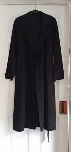 Ladies black suedette - ladies,