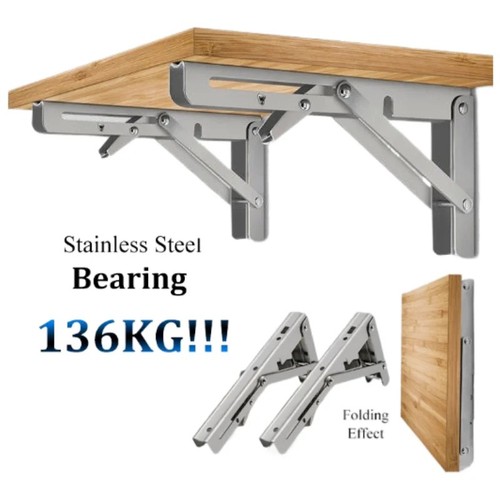 Folding shelf brackets - folding,