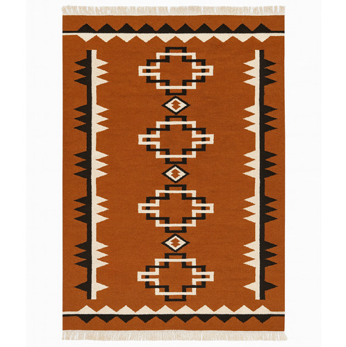 Large wool kilim navajo - kilim,