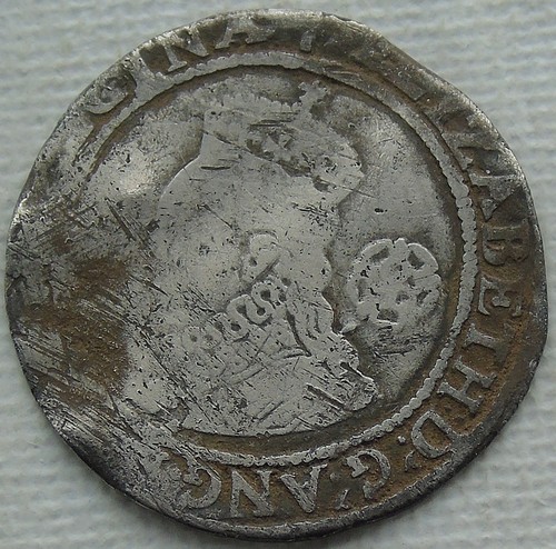 1580 elizabeth hammered - 1580,
