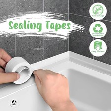 Bath Kitchen Caulk Tape Sealant Strip PVC Self Adhesive Toilet Wall Sealing Tape