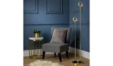 Argos Home Ombre Arc Floor Lamp - Champagne (Opened Box Tested)