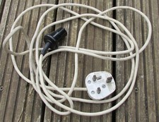 Vintage power lead and plug - and, to