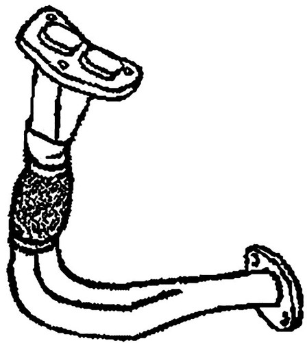 Exhaust front pipe - exhaust,