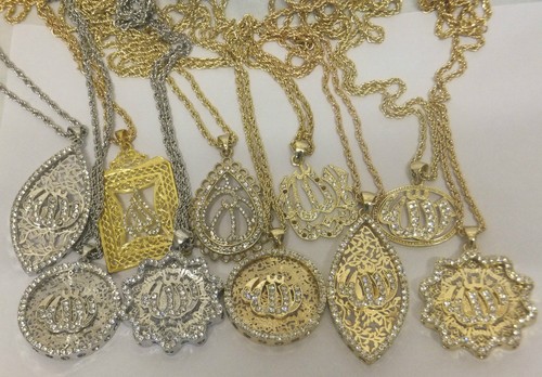Allah diamante necklace - allah,