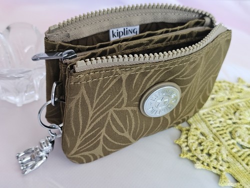Kipling olive leaves print - olive,