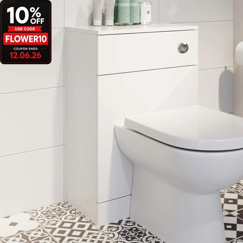 Modern toilet unit - back, to