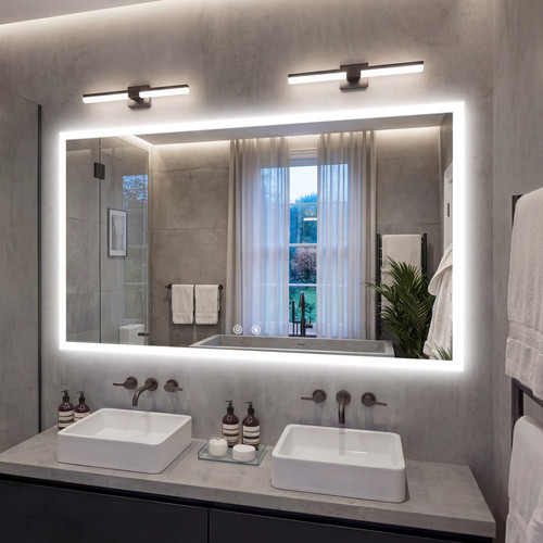 Large led bathroom mirror - led,