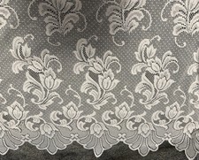 140” Vintage White Lace Net