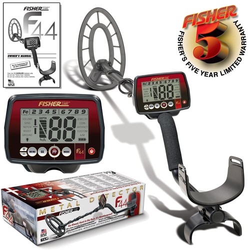 Fisher f44 metal detector - metal, –